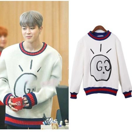 kpop BTS JIMIN same autumn winter fashion fleece hoodies korea student long sleeves Harajuku sweatshirts kawaii lovers clothes