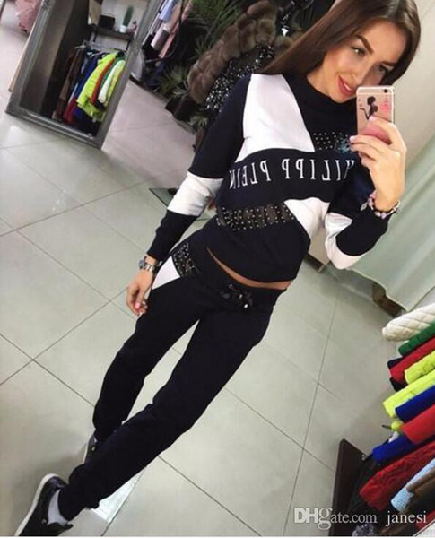 Women Sport Suits Printed Tracksuits Long-sleeve Casual Sportwear Costumes 2 Piece clothing set Jogging Female Hoodies Sweatshirt