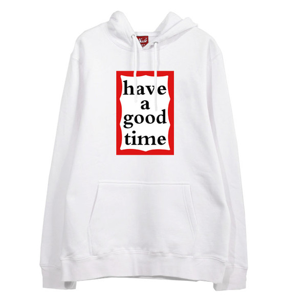 Fashion kpop exo luhan same have a good time printing hoodies for men women unisex loose pullover fleece/thin sweatshirt