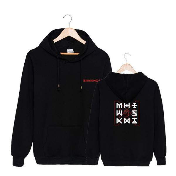 KPOP Korean Fashion Monsta X New Album THE CODE Dramarama Cotton Hoodies Hat Clothes Pullovers Sweatshirts PT644