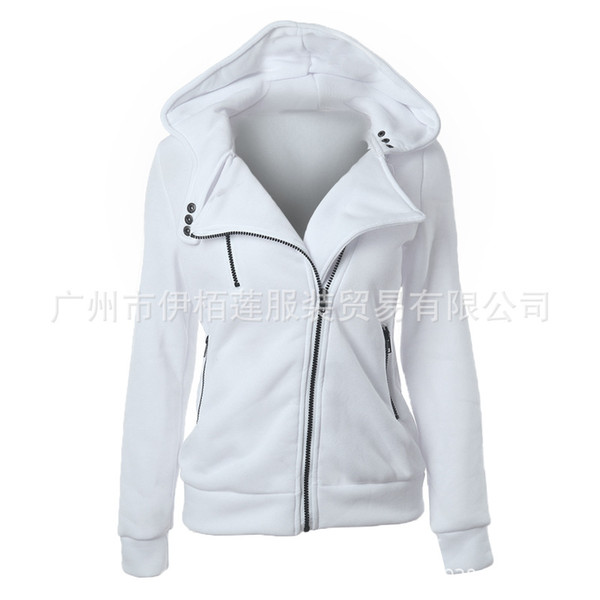 S-3XL 7 Color New Autumn&winter Women Hoodies Sweatshirts Zipper V Neck Long Sleeve Warm Female Hoodies