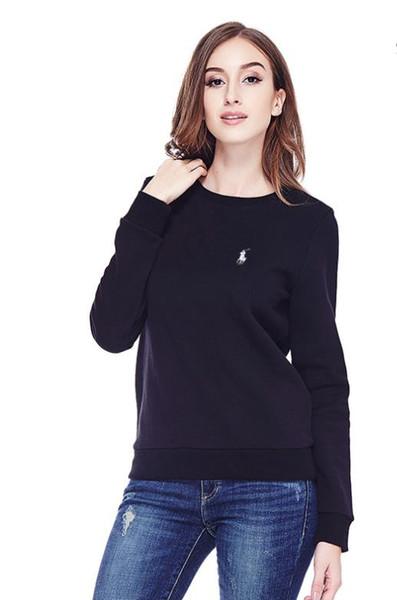 small horse sweater long sleeve women's sweater Casual Hoodies Autumn Eur sudaderas Mujer sweatshirts top women clothing