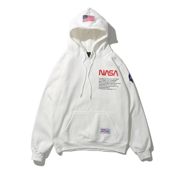 Newest Hoodies Sweatshirts for womens men Brand New NASA Hoodie Hip Hop Street Sport Mens Designer Hoodies Loose Fit Heron Preston Pullover