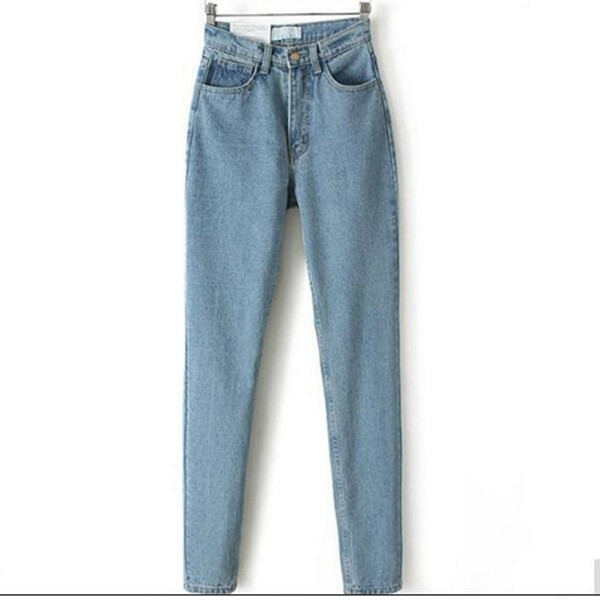 Denim jeans women Europe and the new Dongyu Zhou with retro waisted Jean Haren pants jeans