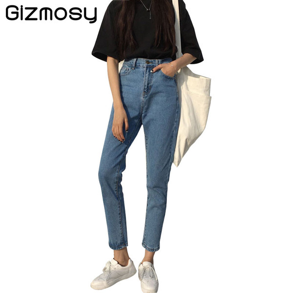 1PC Denim Jeans Women New Vintage High Waist Jean Haren Pants Sexy Slim Elastic Skinny Pencil Pants Trousers Lady Jeans SY1823