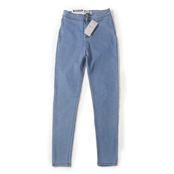 Sexy Women's High Waist Jeans Stretch Pencil Denim Pants Female Slim Skinny Trousers Calca Jeans Femme