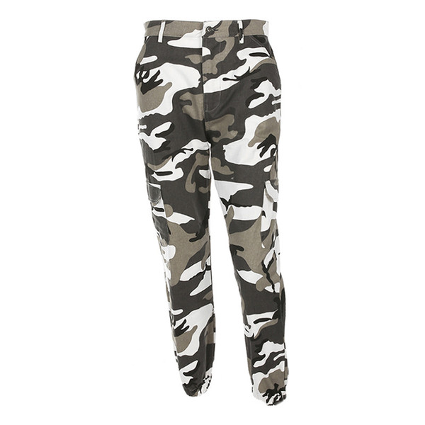 Women Camouflage Pants Casual Pink Camo Sweatpant Fashion Harem Autumn Winter Jeans High Waist Loose Ladies Trousers