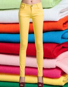 Women's Jeans Cashmere Blend four colors2items/lot looks young and fashion drop Supporting Delivery on Delivery Fashion style