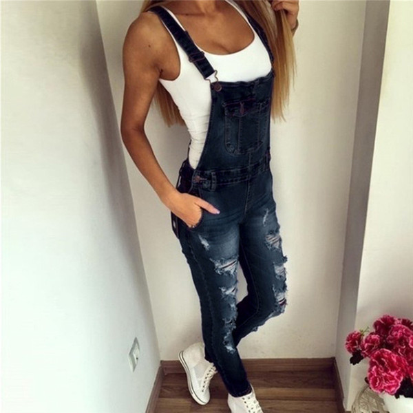 Jeans Mujer 2019 Fashion Streetwear Denim Overalls Short Pants Summer Straps Sleeveless Plus Size Jeans Clothing Dropship E16