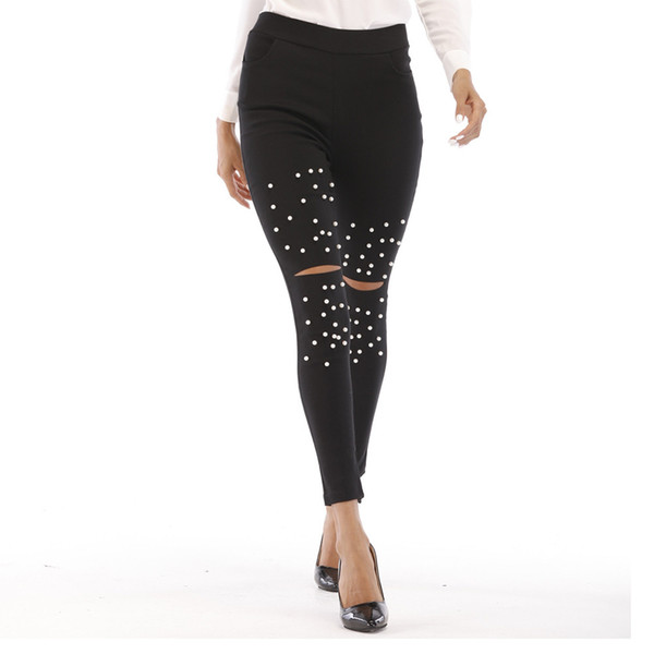 20109 New Fashion Women Stretch Jeans Female High Waist Stretch Slim Sexy Pencil Pants L305