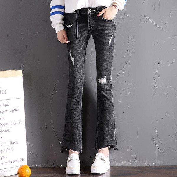 A line sexy jeans for women new arrivals spring and summer skinny denim jeans elastic waist trousers female bottom clothes