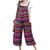 Ladies Dungarees Loose Bohemian Cropped Trousers Large Pockets Midi Sleeveless