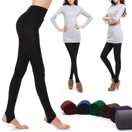 Comfort Stretch Seamless Stirrup Slim Sexy Thick Women Ladies Leggings Pants