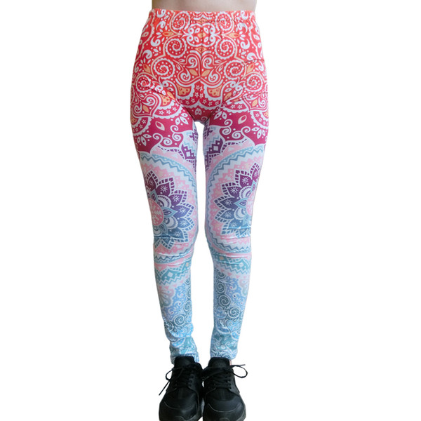 New Spring Women Legins Retro Arrows Printing Fashion Legging Sexy High Waist Woman Leggings Warm indoor stretch comfortable