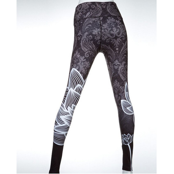 New Women Casual Sexy Fitness Leggings Digital Print Women Leggins Leggings Ankle-Length Mid Waist Leggins KH828979