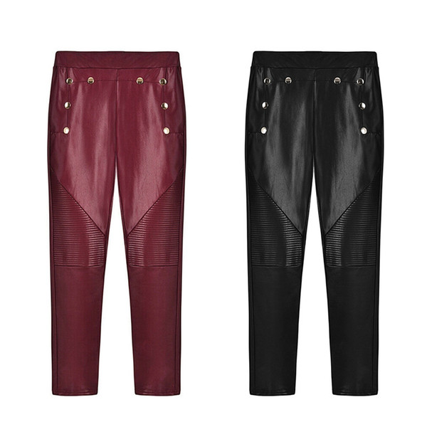 3Pcs/Lots High Quality Women's Leggings Clothing Polyester Women's Pants Apparel Casual Pants Fashion Wine Red,Black S-XL