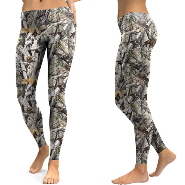 Camouflage Long Leggings Floral Summer Women Fitness Leggings