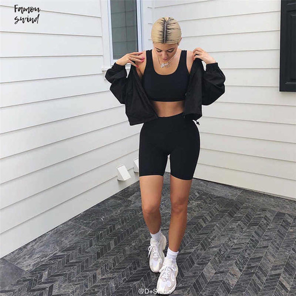 Casual Fashion Slim Solid Highwaist Women Sports Compression Gym Athletic Fitness Running Summer Clothes Good Quality