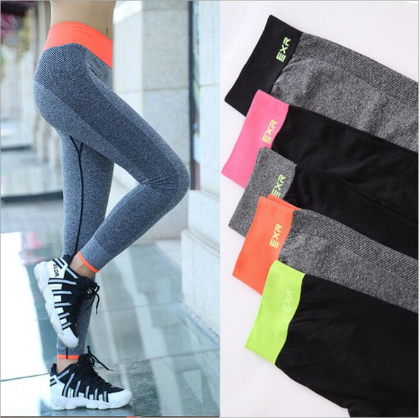 Leggings Women Yoga Fitness Jeggings Running Sports Tights Gym Outdoor Leggings Quick Dry High Elastic Pencil Pants Slim Hot Trousers B4881