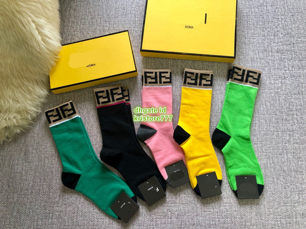 hot sale women stocking design high quality stretch casual socks comfortable multicolor cotton motif socks 1206