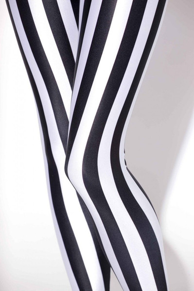 Bulk Factory Top Quality Women Striped Slim Fitness Leggings Pants Stretchy Polyester Elastane Yoga Sports Sexy Fitness Leggings Lady