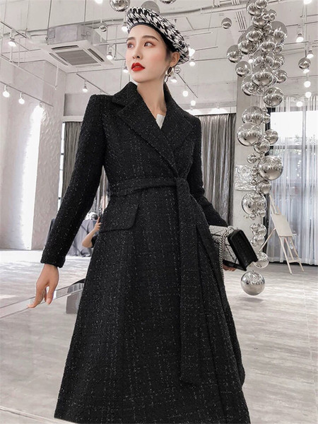 Street Style Fashion Jacket Women Brand Autumn Winter Casual Long Sleeve Coats Long Deisgn Ladies Jacket Dress Style