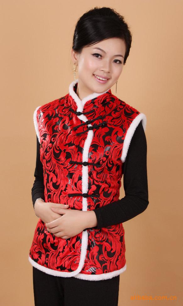 Shanghai Story Top Quality vest cloth chinese traditional clothes vests for women / chinese traditional sleeveless jackets 2 color 2986