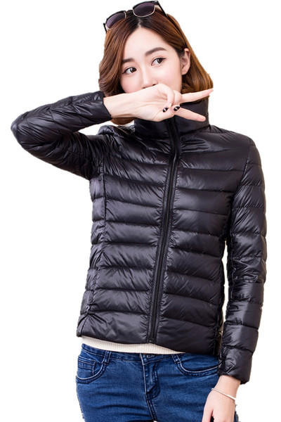 Shanghai Story Abrigo Mujer Invierno 90% White Duck Down Ultra Light Down Jacket Women Winterjas Dames