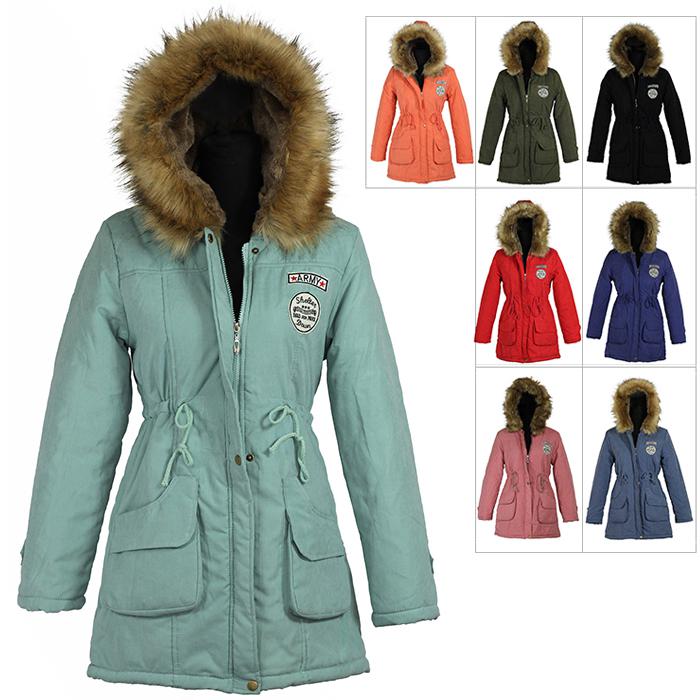 Wholesale-2015 New Long Parkas Female Women Winter Coat Thickening Cotton Winter Jacket Womens Outwear Parkas for Women Winter