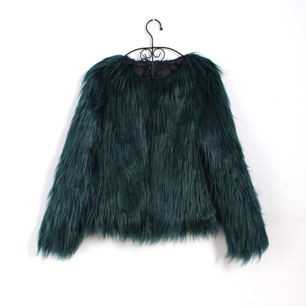 Bigsweety Floating Hair Jacket Fur Coat Women Fur Overcoat Imitation Faux Fox Jackets Hairy Party Warm Coat Plus Size