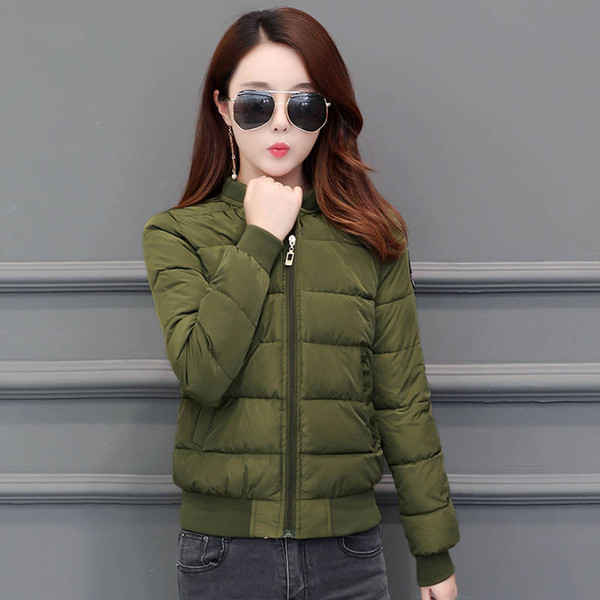 New 2019 Fashion Parkas Spring Winter Female Down Jacket Women Clothing Winter Coat Color Overcoat Women Jacket Parka