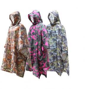 Camouflage Raincoat 3 in 1 Adults Polyester Waterproof Rain Coat Motorcycle Camping Climbing Fishing Outdoor Poncho Rainwear OOA6174