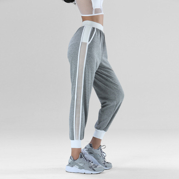 Wholesale-Sweat Pants Women 2017 Spring Sporting Fashion Casual Femme Hip Hop Harem Elastic Waist Trousers Female Sweatpants