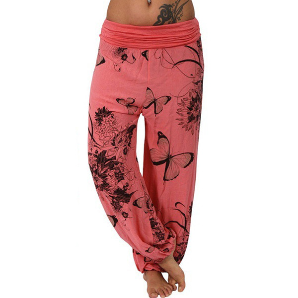 Women Pants Leggings Plus Aladdin Hippy Harem Butterfly Bohemian Baggy Ladies Loose Trousers