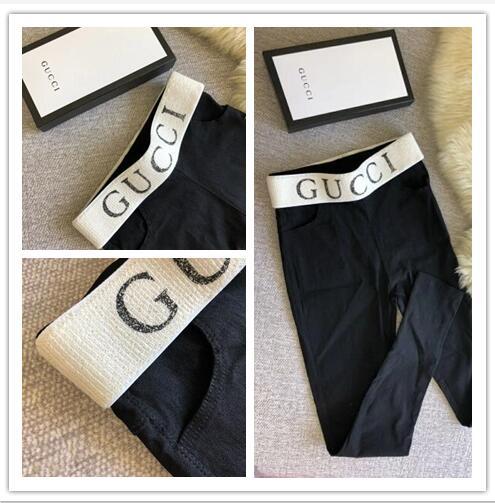 2019 Brand Design G F Letter Women's Sexy Sport Leggings Girl Skinny Stretchy Pants Hot Tight Fitting Elastic Slim Fitness Pencil pants