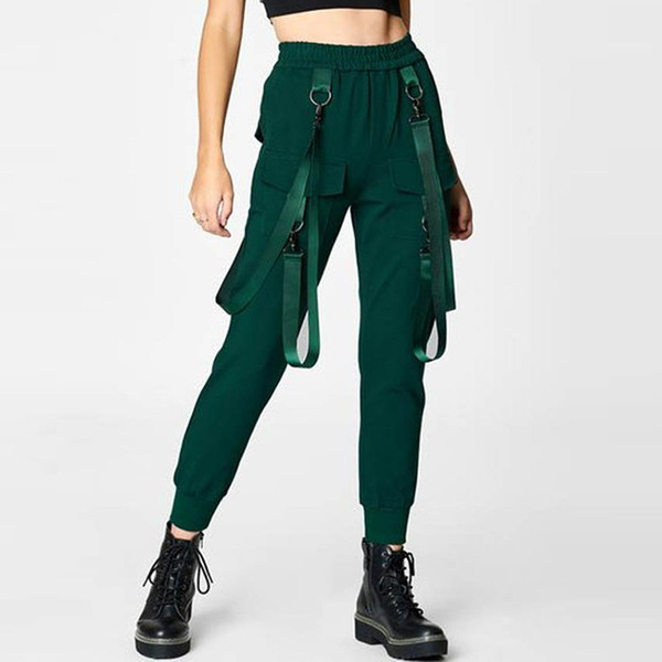 Womens Pants 2019 Spring and Autumn New Fashion Overalls Casual Street Style Harem Pant 3 Colors S-L