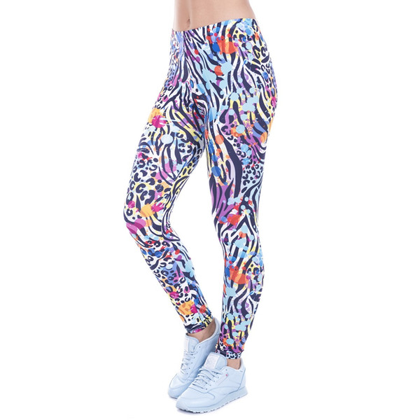 Women's Sexy Fashion Colorful Pants Capris Sport Skinny Stretchy Tight fitting Elastic Slim Fit Fitness Pencil Objects Trousers DDK8 FP03 RF