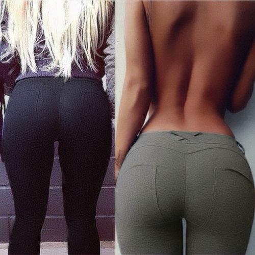 Hot Sexy Women Butt Lift Pants Colombian Brazilian Style Stretchy Skinny Leggings Pencil Slim Jeans Thin Capris Trousers WK5001