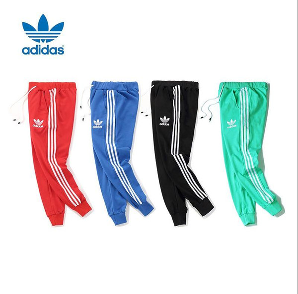 2019 Designe ADIDAS Mens Drop Crotch Pantalon De Jogging Zipper Drawstring Homme Hip Hop Sarouel Manchette Élastique Joggers Men Panta