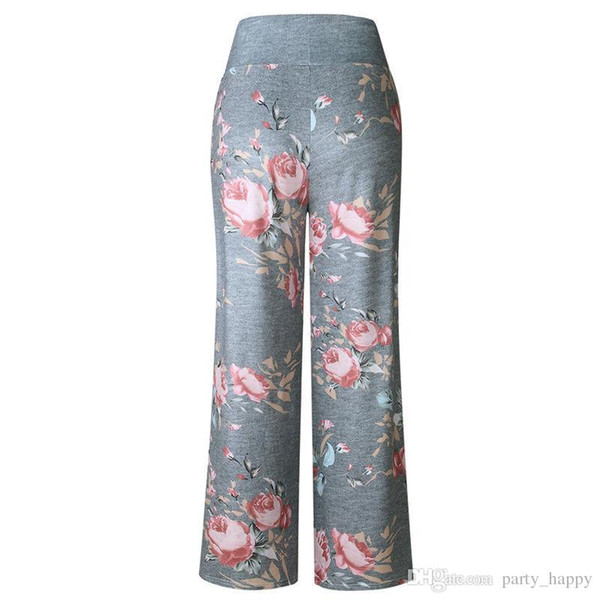 yoga pants LADIES FLORAL YOGA PALAZZO TROUSERS WOMENS SUMMER WIDE LEG PANTS PLUS SIZE 6-20