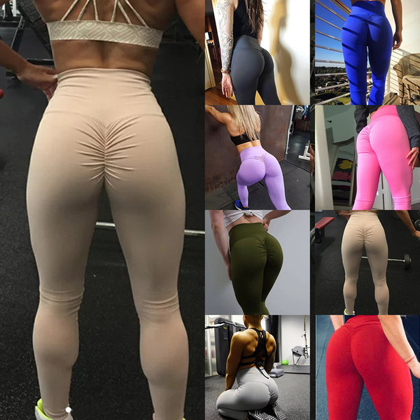 Women High Waist Yoga Fitness Leggings Lift Butts Pants Running Gymwear Workout Tights Stretch Sports Trousers Activewear