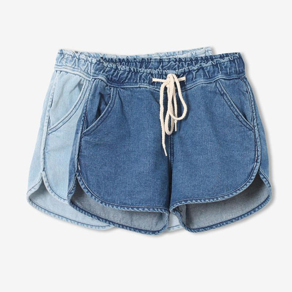 Wholesale- 2017 New Arrival Fashion Brand Summer Women Good jeans Short Loose Cotton Short Casual female Slim High Waist Blue Denim Shorts