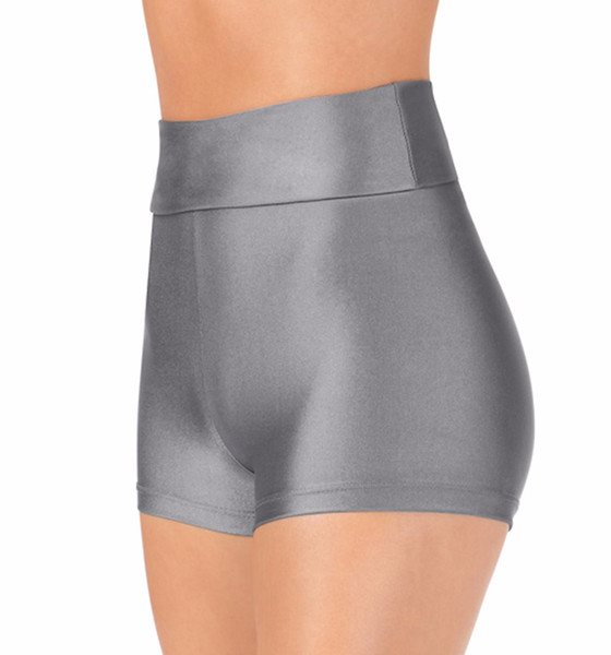 Wholesale- Gray Adult Workout Gymnastics Dance Shorts High Waisted Jazz Ballet Dance Shorts For Women Spandex Lycra Black Dancing Shorts