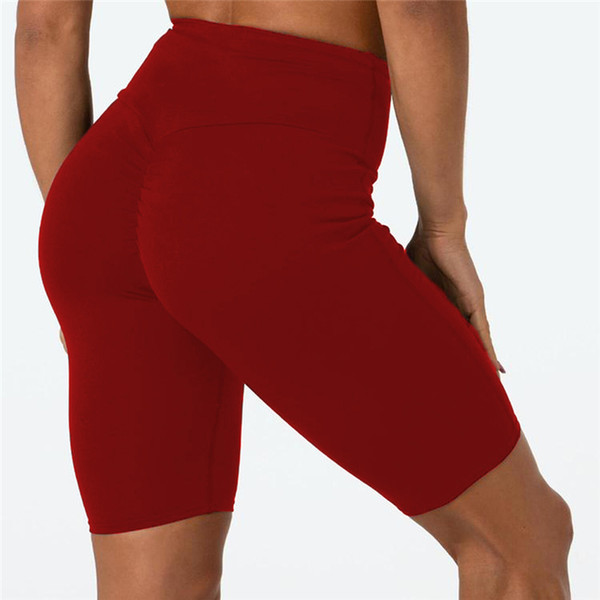 New Women's Sport Fitness Shorts High Waist Bike Cycle Shorts Ladies Soft Stretch Leggings Casual Workout Summer