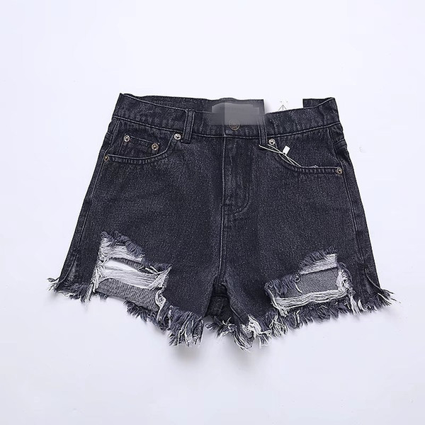 Women's Clothing Designer Hole Buttocks Jeans Women Spring Shorts 2019 New High Waist Short Women Casual Clothing