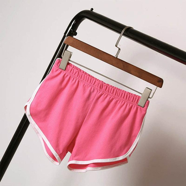 Women Sexy Soild Color Summer Shorts Shorts Workout Waistband Skinny Short