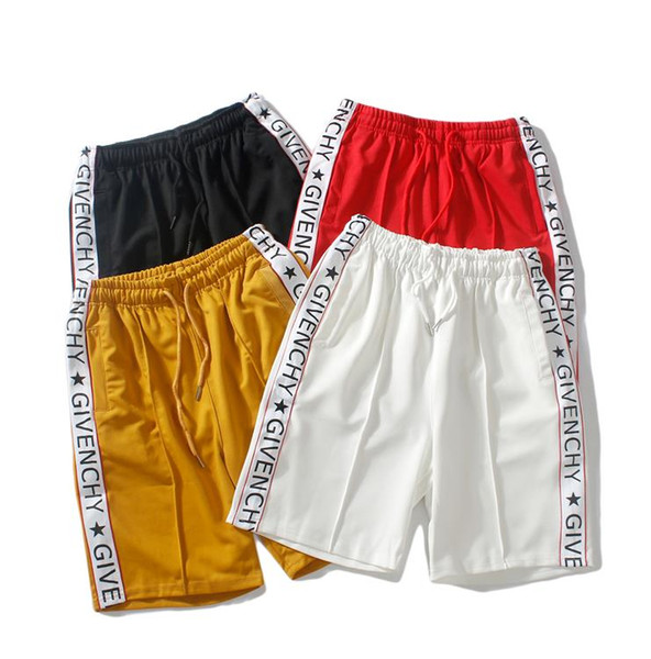 2019 new style shorts European and American fashion men's women shorts summer casual pants beach trousers