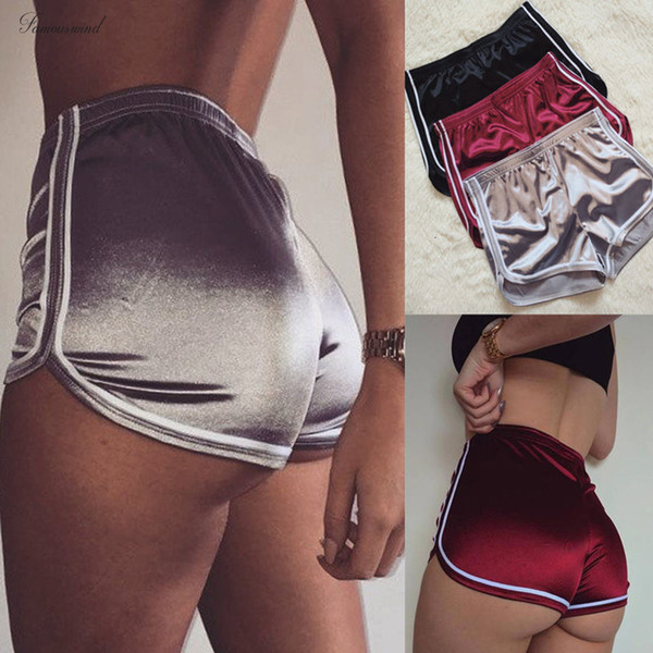 Sale Velvet Shorts Womens Casual Running Slim Ladies High Waist Comfortable Hot Shorts Drop Good Quality