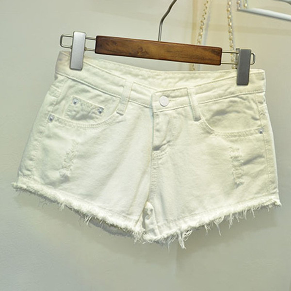 2019 New Shorts Femme Casual Summer Hot Sale women shorts High Waists Fur-lined Leg-openings Plus size Denim Femme