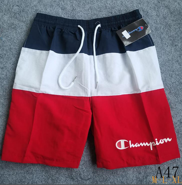 European and American fashion short men's casual pants shorts beach pants matching and breathable shorts.